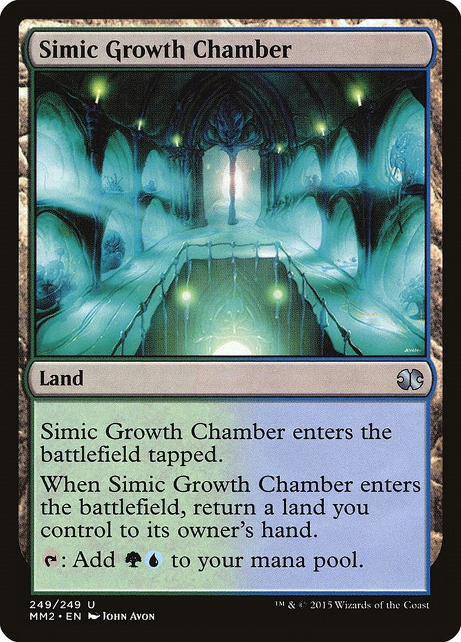 Image for Simic Growth Chamber (Modern Masters 2015) (249) - Magic: The Gathering