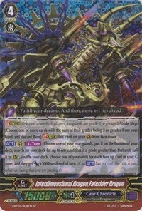 Image for Interdimensional Dragon, Faterider Dragon (SP) (G-BT02: Soaring Ascent of Gale & Blossom) (G-BT02/S04EN) - Cardfight Vanguard