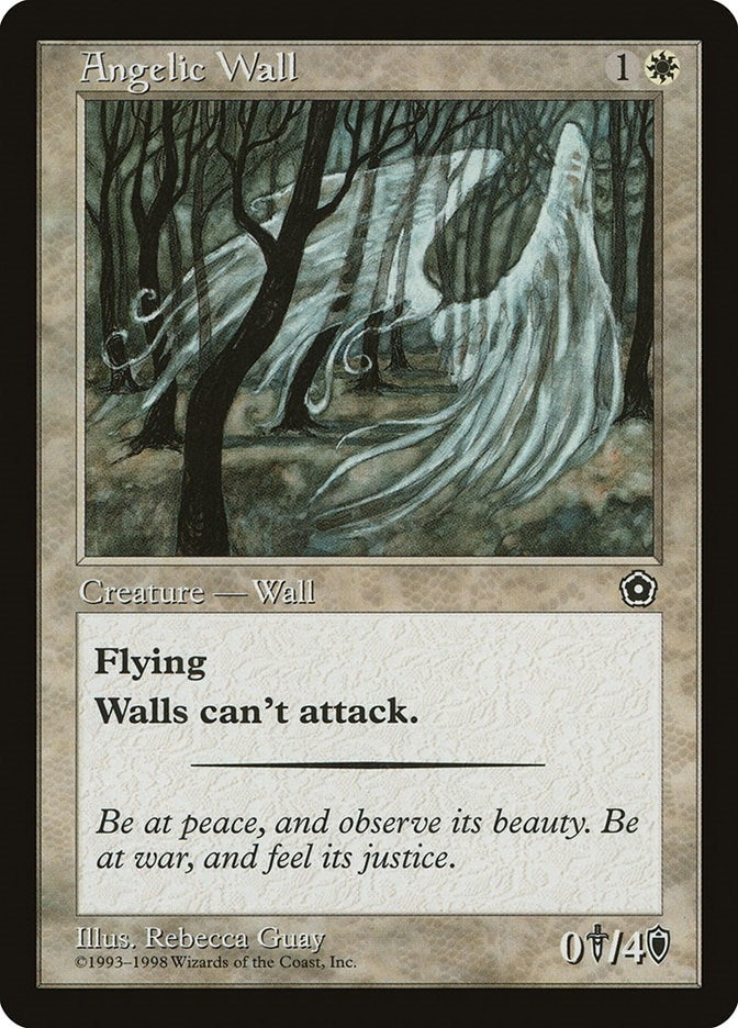 Image for Angelic Wall (Portal Second Age) - Magic: The Gathering