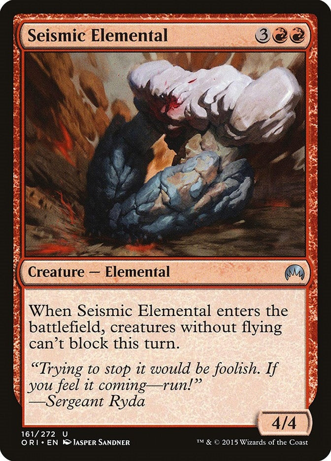 Image for Seismic Elemental (Magic Origins) (161) - Magic: The Gathering