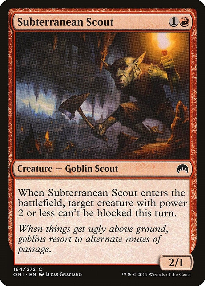 Image for Subterranean Scout (Magic Origins) (164) - Magic: The Gathering