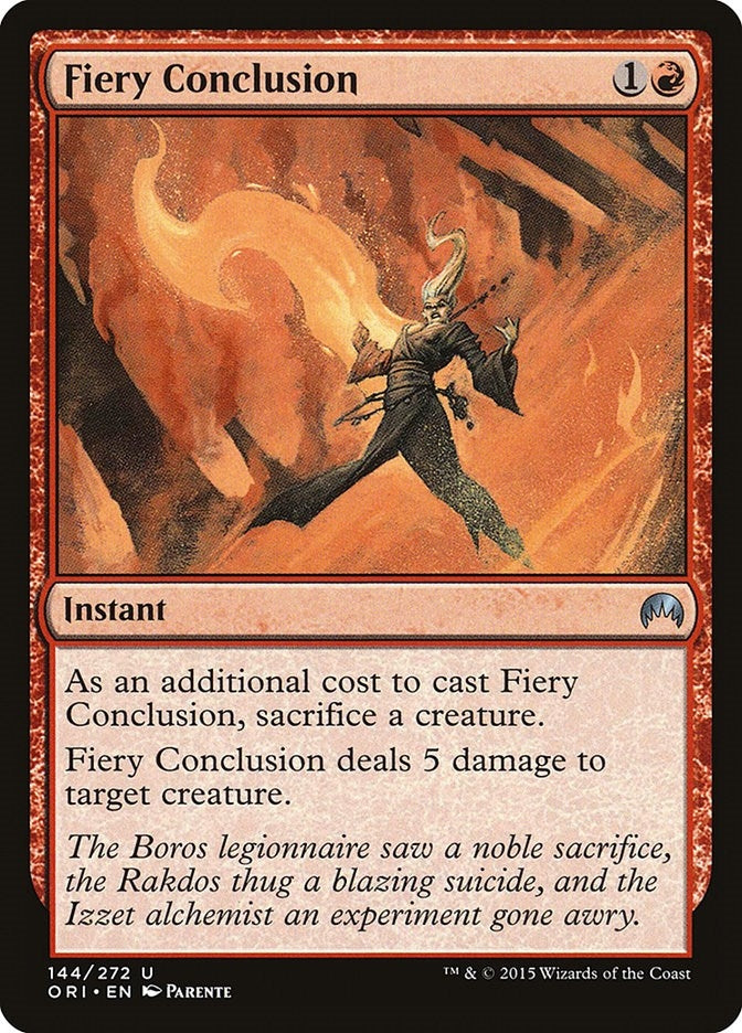 Image for Fiery Conclusion (Magic Origins) (144) - Magic: The Gathering