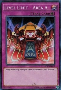 Image for Level Limit - Area A (Astral Pack 7) (AP07-EN013) - YuGiOh