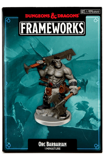 Dungeons & Dragons Frameworks: Orc Barbarian Male