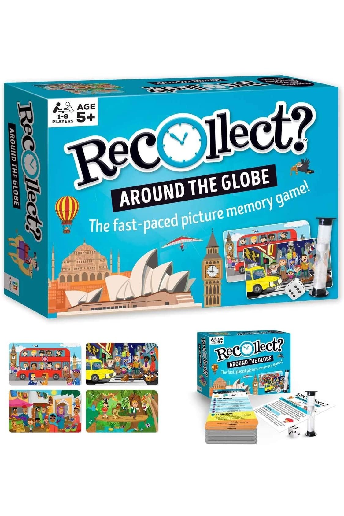 Recollect? Around the Globe Game - Board Games