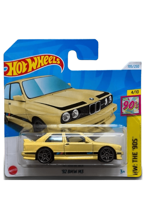 195/250 Hot Wheels - ’92 BMW M3 - HW The ’90s 4/10 - HTB06 2024 - Hot Wheels