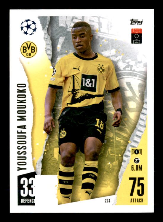 Youssoufa Moukoko (2023) - #224 - Sports Card