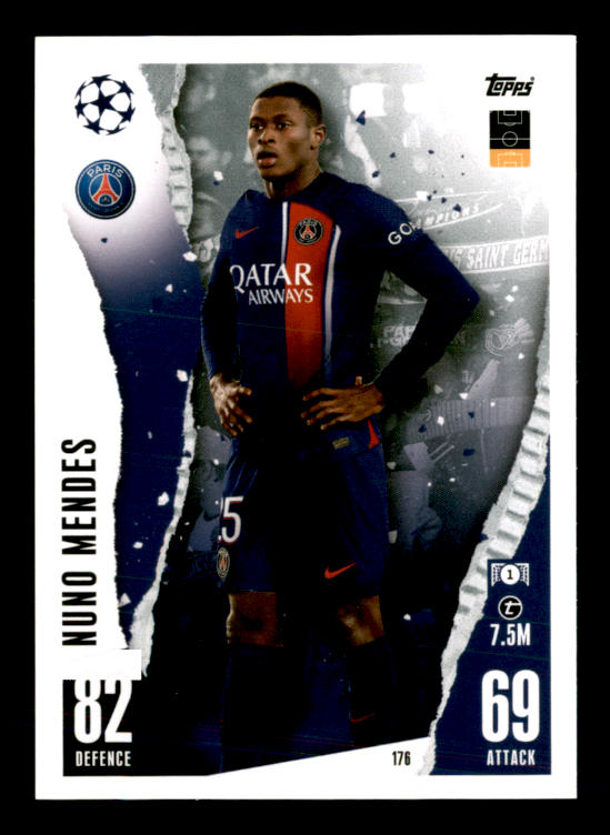Nuno Mendes (2023) - #176 - Sports Card