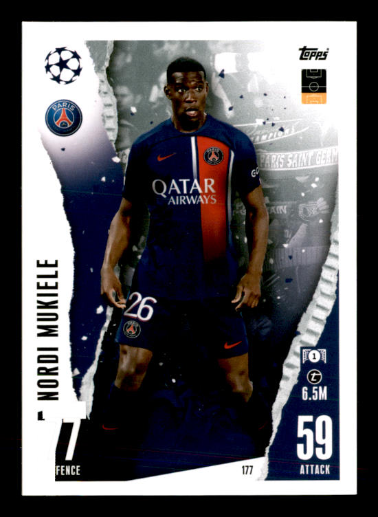 Nordi Mukiele (2023) - #177 - Sports Card