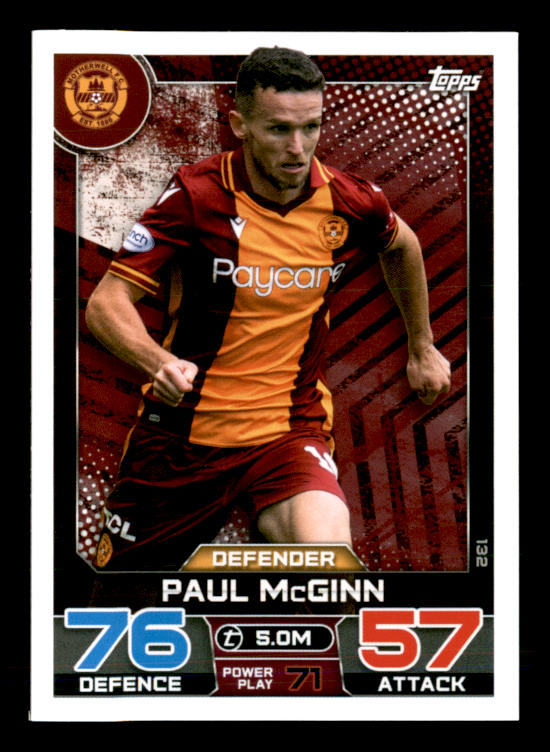 Paul McGinn (2022) - #132 - Sports Card
