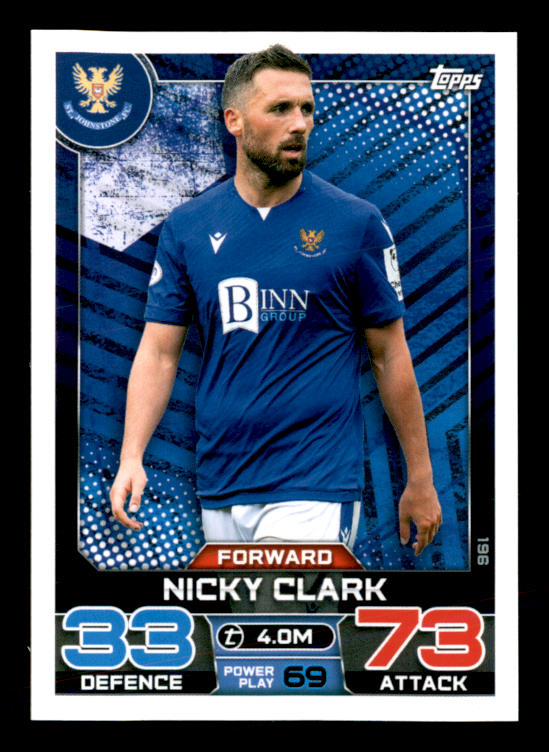 Nicky Clark (2022) - #196 - Sports Card
