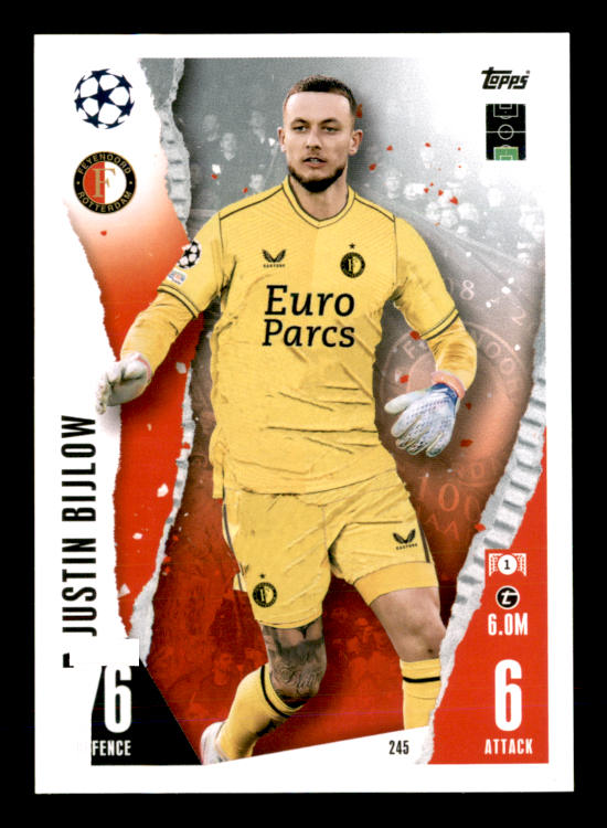 Justin Bijlow (2023) - #245 - Sports Card