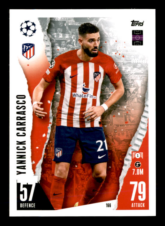 Yannick Carrasco (2023) - #166 - Sports Card