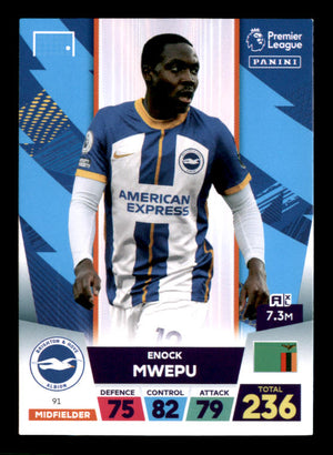 Enock Mwepu (2023) - #91 - Sports Card